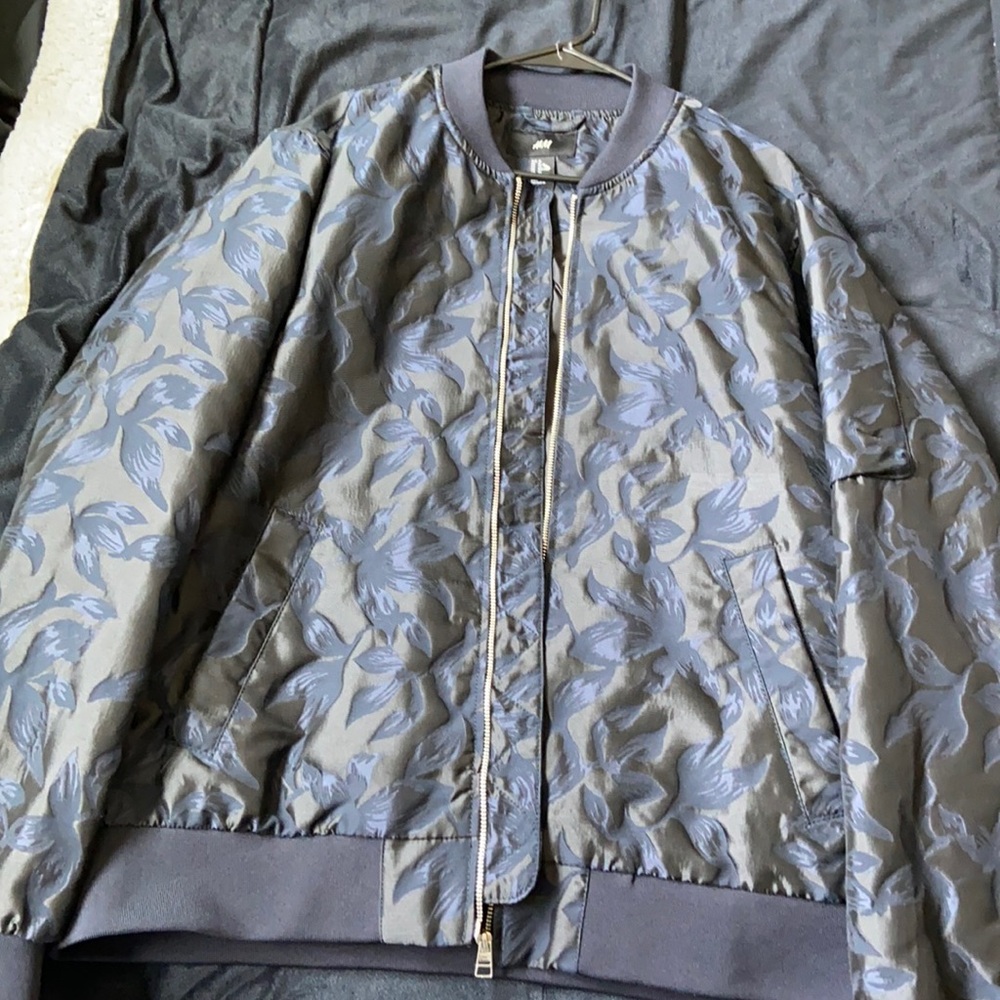 Men’s Bomber Jacket | H&M Blue XL